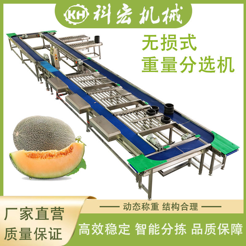 科宏机械哈密瓜凯特芒秋月梨智能分选柚子榴莲重量分级