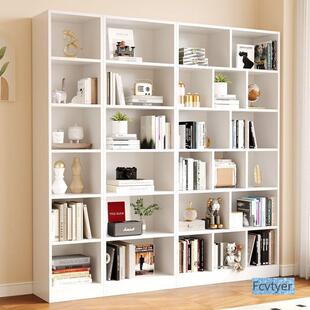 米澳拉货架展示架落地书架儿童生态板北欧置物架绘本架收纳实木书