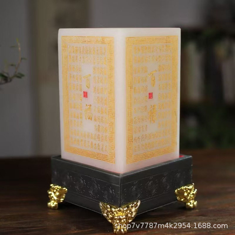 厂家批发汗白玉印章摆件百福四圣兽玉印章居办公装饰摆件直播供货