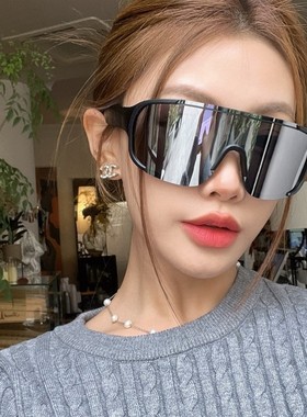 韩版秋冬季连体墨镜女大脸防风骑行眼镜男款潮反光运动护目滑雪镜