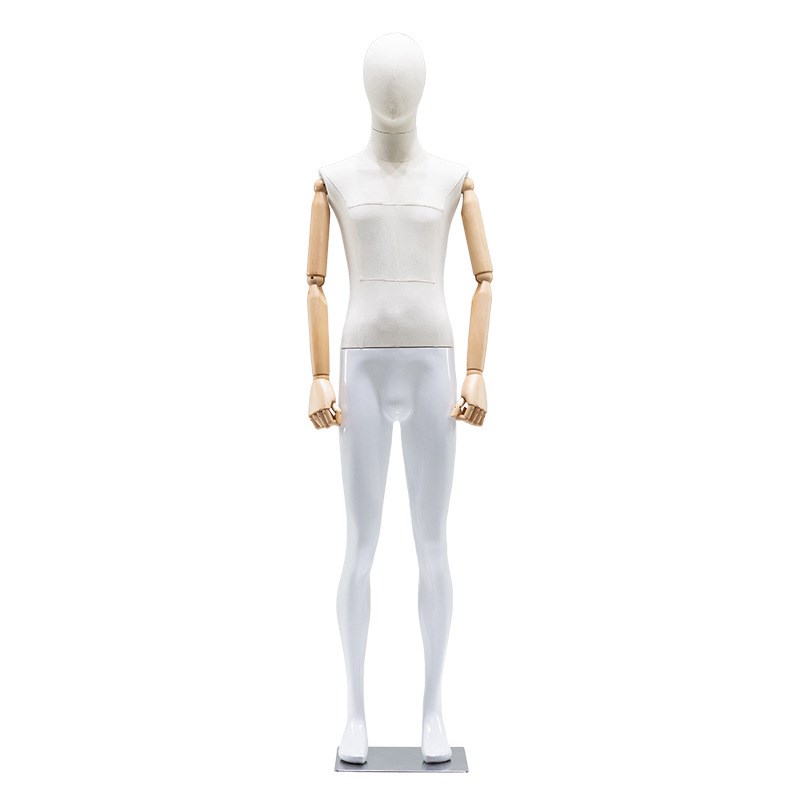 模特假人全身男装店橱窗s陈列道具包布男装人台人偶模特展示架