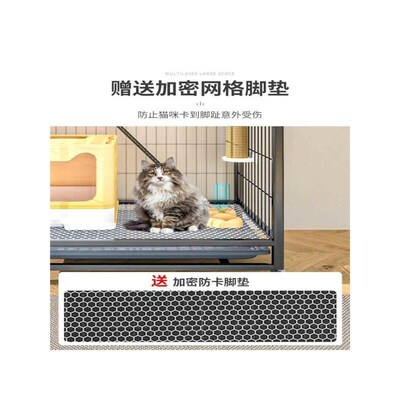 猫笼子家用室内超大自由空间双层三层猫别墅猫窝猫V城堡养猫咪笼