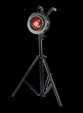 新款手摇报警器SY-200L带支架固A定式ST-200A消防演习手摇式防包