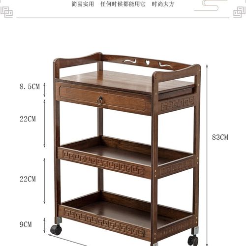 多功能餐车可移动茶车客厅小推车B厨房置物架落地茶水柜多层收纳