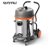 亿力吸尘器72 q75L双电机大功率工厂酒店干湿两用吸水机工业 60L