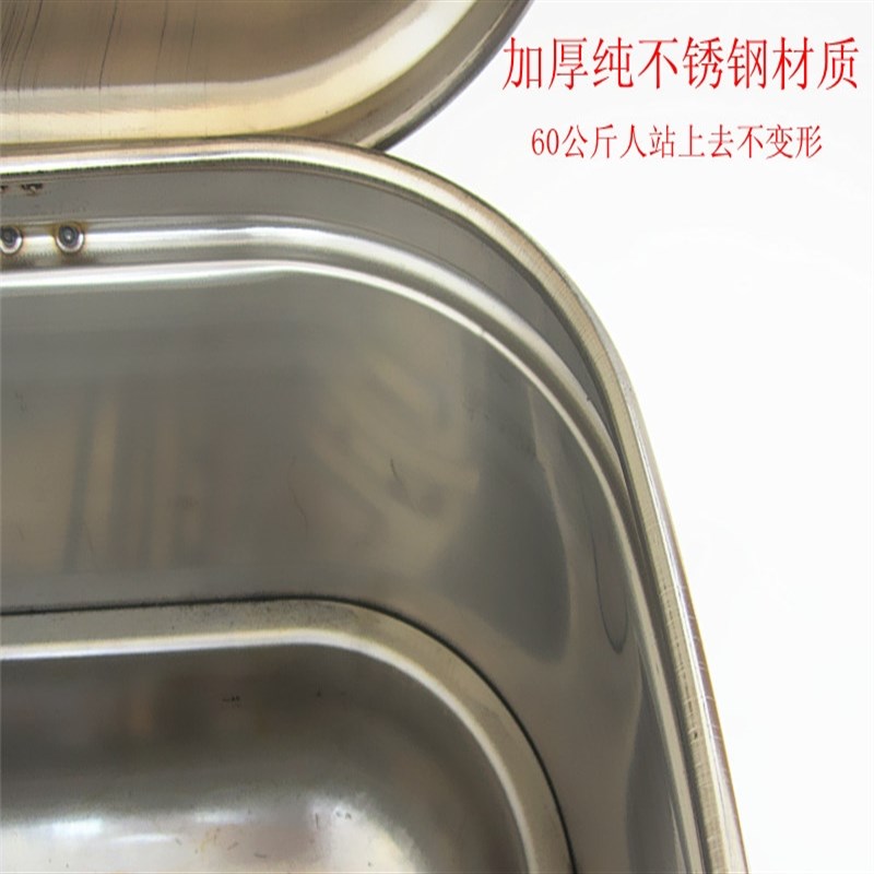 特大豪华加厚f不锈钢摩托车尾箱 电动车后备箱特大号 踏板车储物