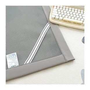 夏天儿童房床上冰凉床单席子乙纶冰豆豆冰丝凉席冰丝W席软席可机