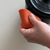 韩国sinon超可爱简约厨房家用硅K胶防烫把手隔热手套锅柄