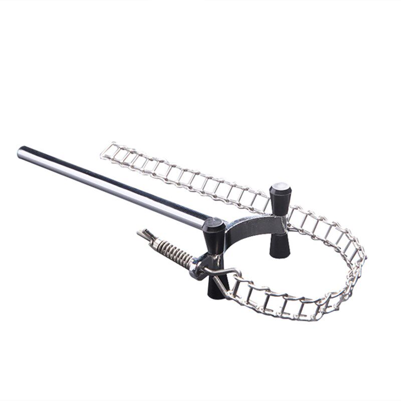 实验室链夹链条烧瓶夹烧杯夹层析柱圆柱形器皿器具W固定夹实验器