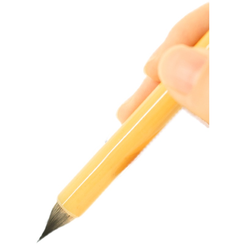 丹青客簪花e紫毫鸡距笔古法B缠纸小楷笔狼毫兔豪抄经笔