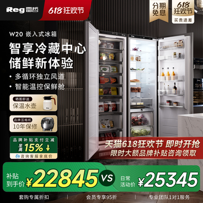 reg雷哲W20嵌入式冰箱内嵌式橱柜定制家