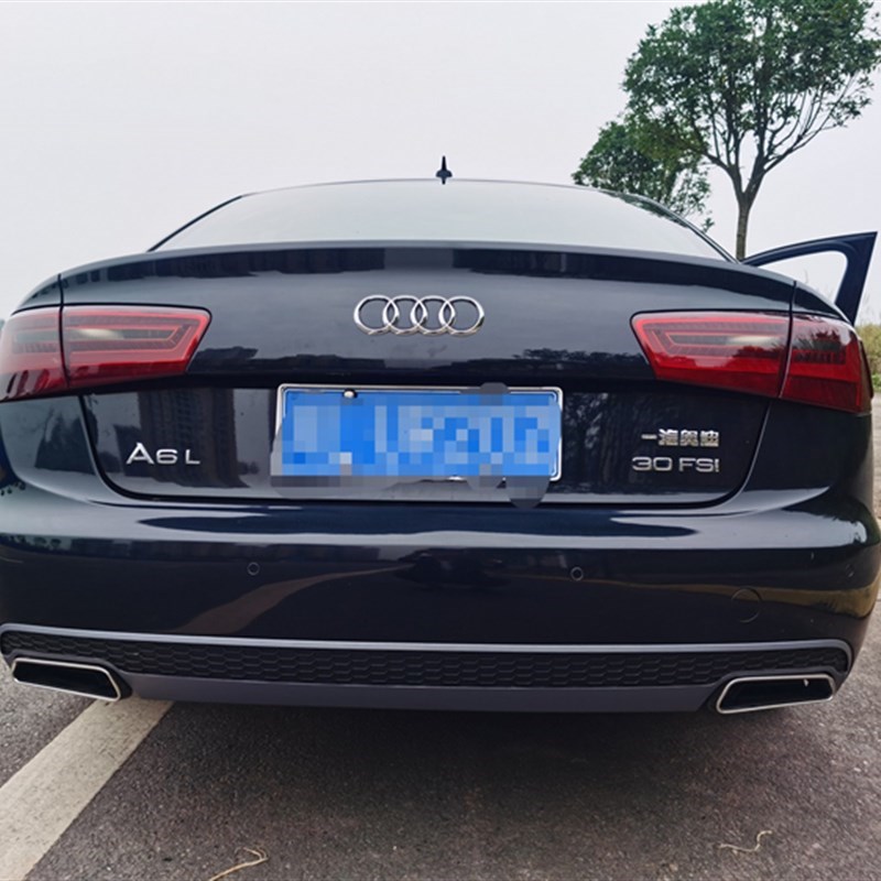 适用于新老款奥迪A6A4大灯尾灯膜DQ3Q5亮浅黑熏黑亮面车灯膜
