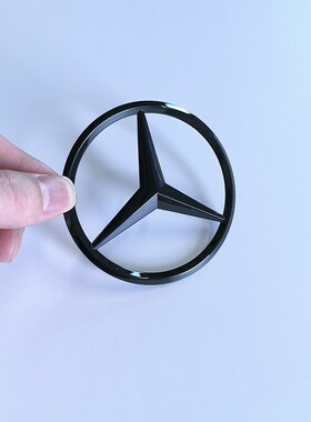 北京奔驰GLA200车m标改装黑色GLA260尾标4MATIC前后标志贴装饰原