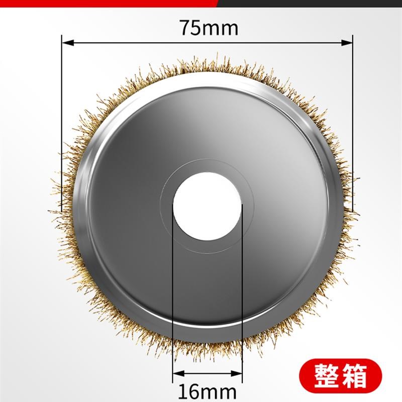 新款钢丝轮角磨机用碗型钢丝刷抛光打O磨除锈神器磨光机