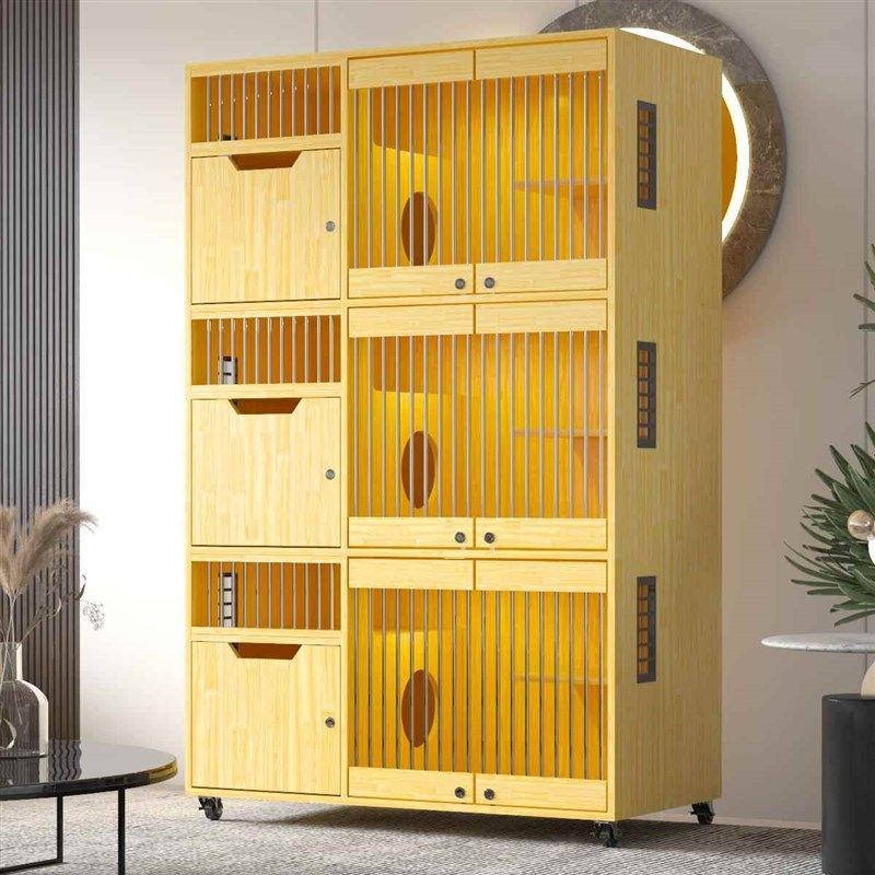 高档猫笼猫子别墅猫笼实木猫屋猫咪展示柜柜O繁殖笼寄养三层窝猫,宠物/宠物食品及用品,猫笼子/猫别墅,淘宝优惠券,粉丝福利购,淘宝优惠卷