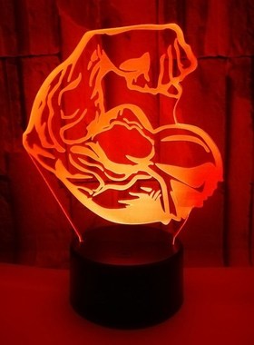 Cracaks In Dunks Colorful Touch 3d Night Lamp Stereo Vision