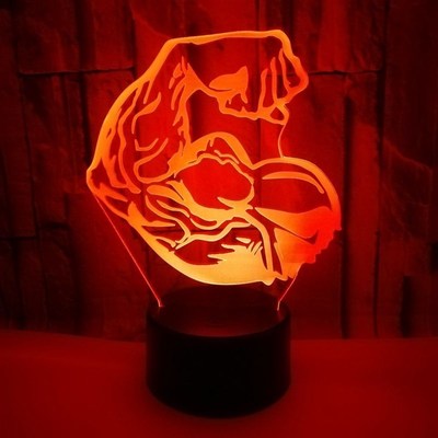 Cracaks In Dunks Colorful Touch 3d Night Lamp Stereo Vision