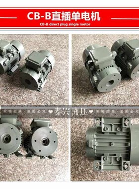 新款CB-B1e0/B6/CB-B4锯床齿轮油泵电机组CBW-B2.5JZ 0.37/0.55KW