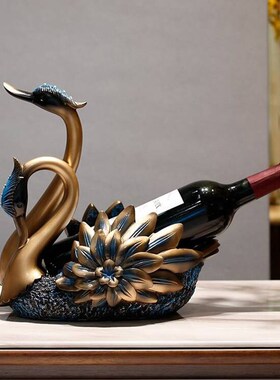 极速装饰品摆件2020新款客厅酒柜酒架小新M房子红酒架现代轻奢高