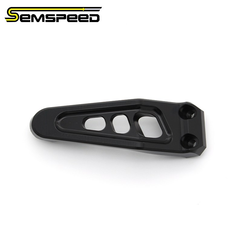 适用奔达黑旗500改装边撑辅助支架 黑R旗500脚撑配件