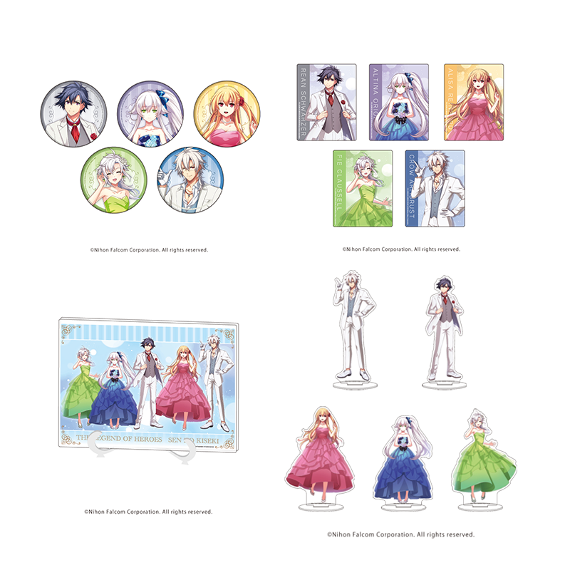 友趣预订   英雄传说 闪之轨迹 10周年 徽章 立牌 亚克力卡