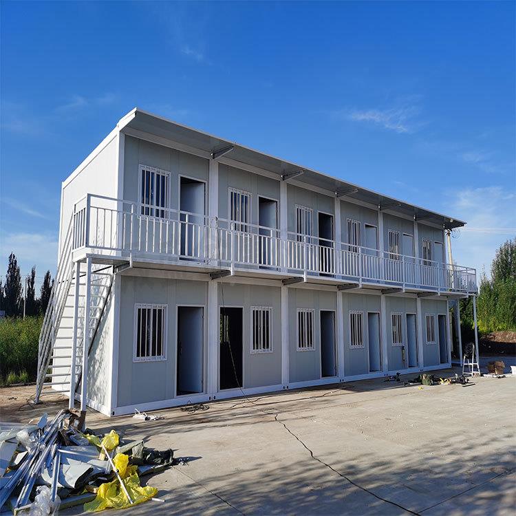 定制箱工地集装宿舍住临建简易房打包箱人ZCS-02-H房移动集装房箱图片
