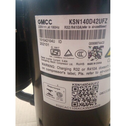 议价美芝KSN140D42UFZ变频压缩机 R410/R32