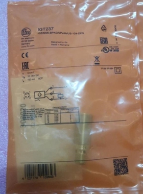 议价全新IFM易福门 IGT237 IGB3005-BPKG/M/V4A/US-104-DPS