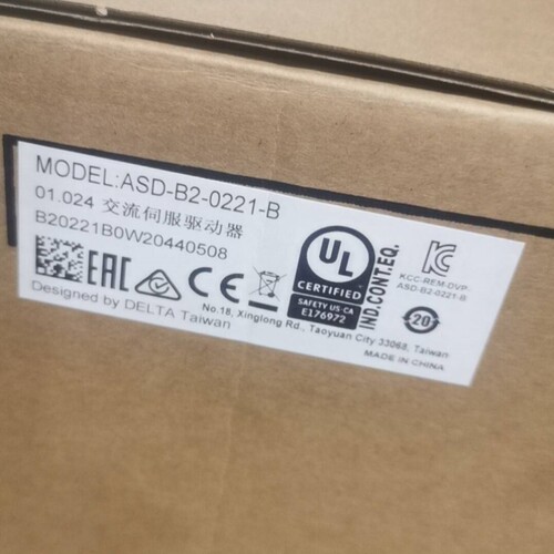 议价全新ASD-B2-0221-B台达伺服电机200W驱动器EC议价