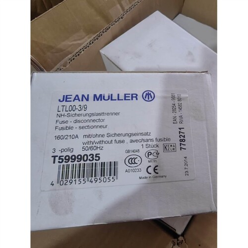 议价议-价德国金米勒JEAN MUELLER LTL00-3/9 T5