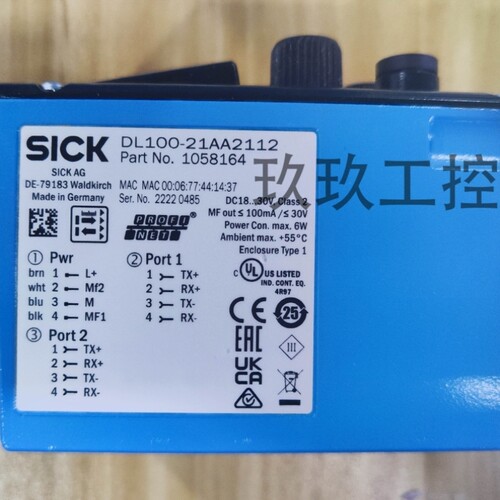 议价议价SICK西克DL100-21AA2112 激光测距传感器1058164