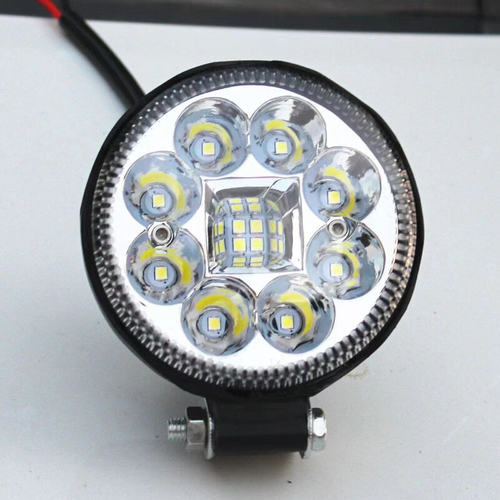 12v24v货车倒车灯强光散光防水腰灯强磁倒车灯led超亮3寸圆小射灯