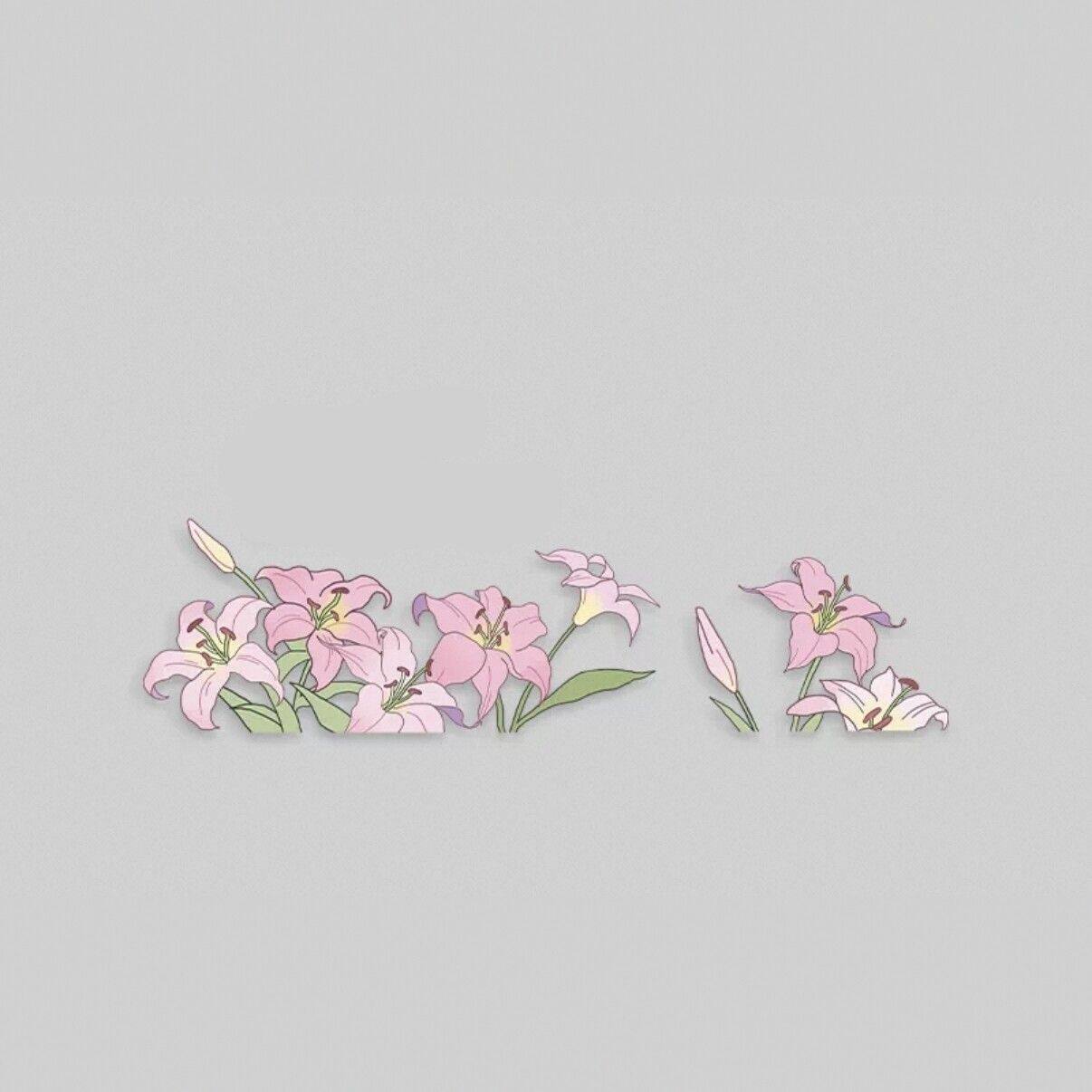 百合花浴室防水镜子贴瓷砖遮丑墙贴厕所卫生间墙面装饰贴画