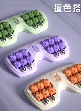 猫爪足底按摩器家用成年人脚部足疗养生腿部穴位磁疗四排滚轮脚底