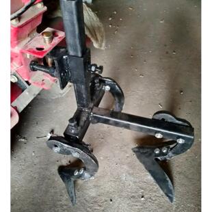 微耕机耘锄微耕机配件旋耕机三角耘锄 松土铲农用工具开沟器耕锄