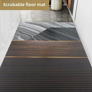 Pvc入口门地板垫防水防滑入口门垫方便豪华风格可擦洗垫家庭入口