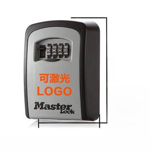 美国主装饰钥匙密码锁盒B&B门猫眼壁挂式金属收纳盒5401D