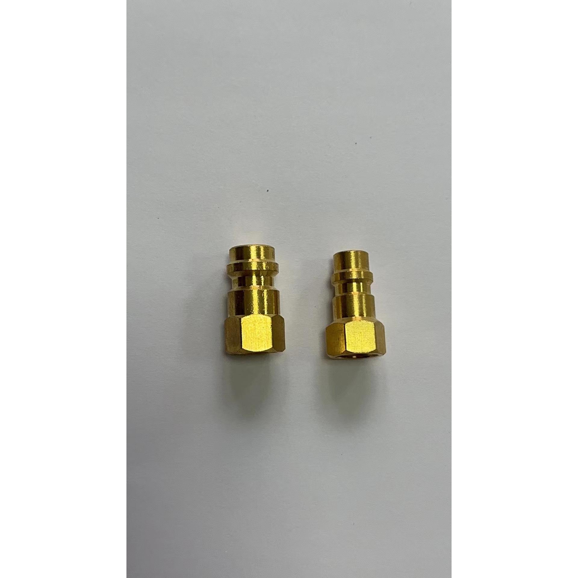 内螺纹1/4SAE R134a汽车空调雪种冷媒制冷剂钢瓶转换接头加氟