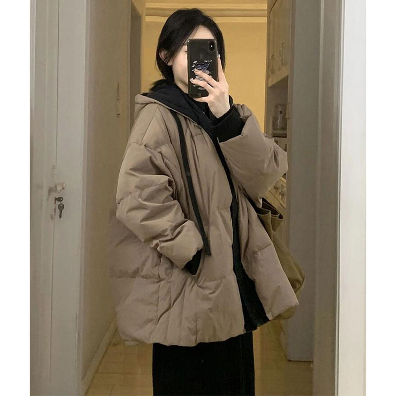 300斤特大码韩系连帽棉衣棉服
