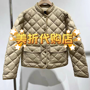 1899 10A休闲立领羽绒服短外套MBE4EIN056 专柜正品 2025冬款