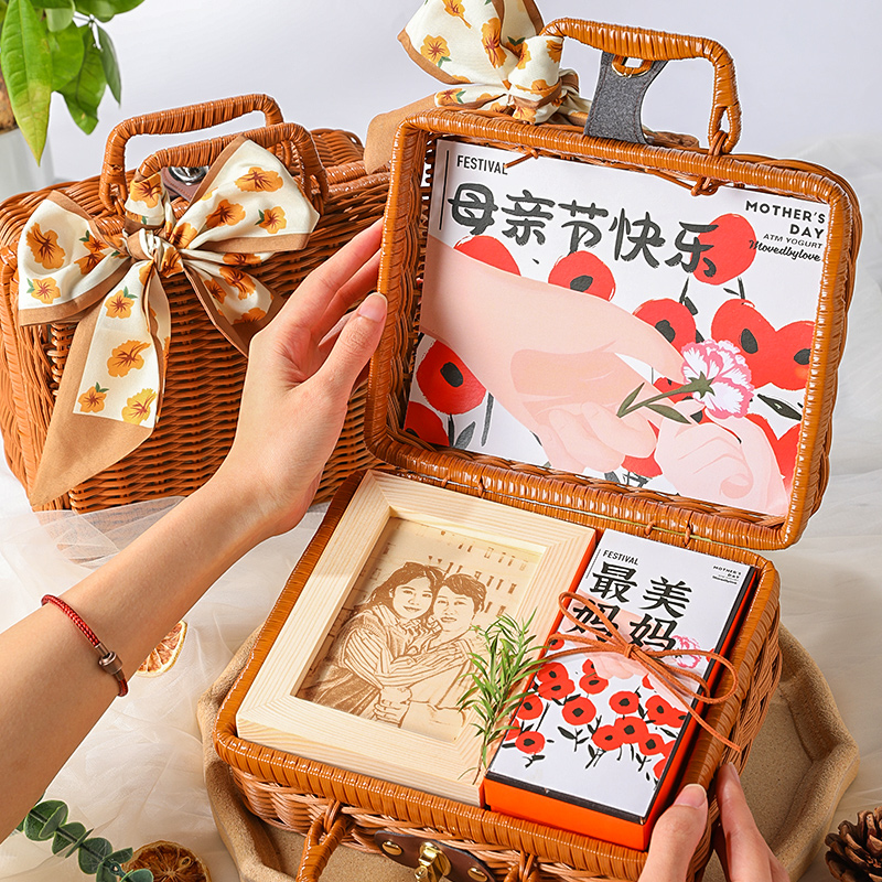 现货速发母亲节礼物送妈妈生日照片木刻画实用的纪念意义给婆婆40
