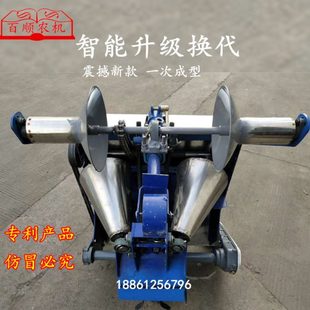 一次成型不銹鋼錐形滾筒帶壓平常州手扶拖拉機 草莓開溝起壟機新款