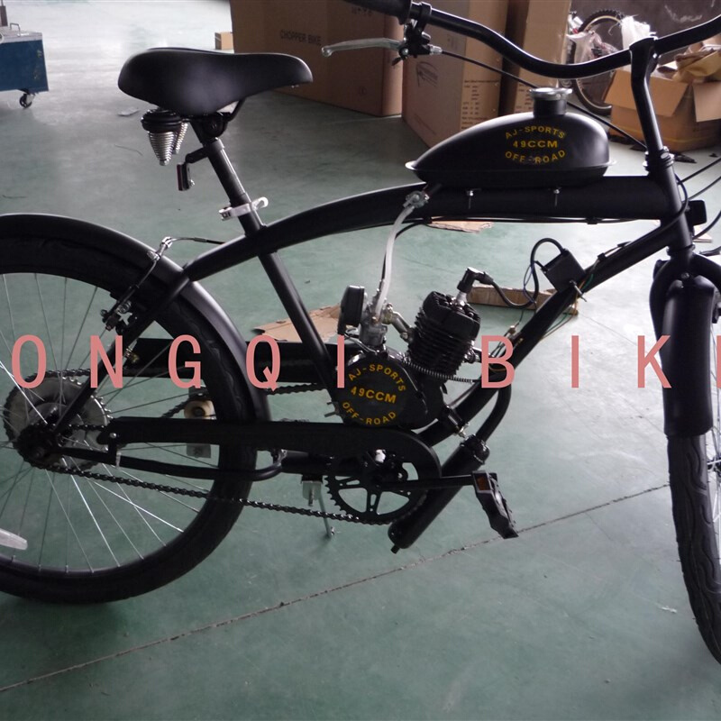 二冲马达发动机燃油助力车轻便w摩托自行车48cc/60cc/80cc