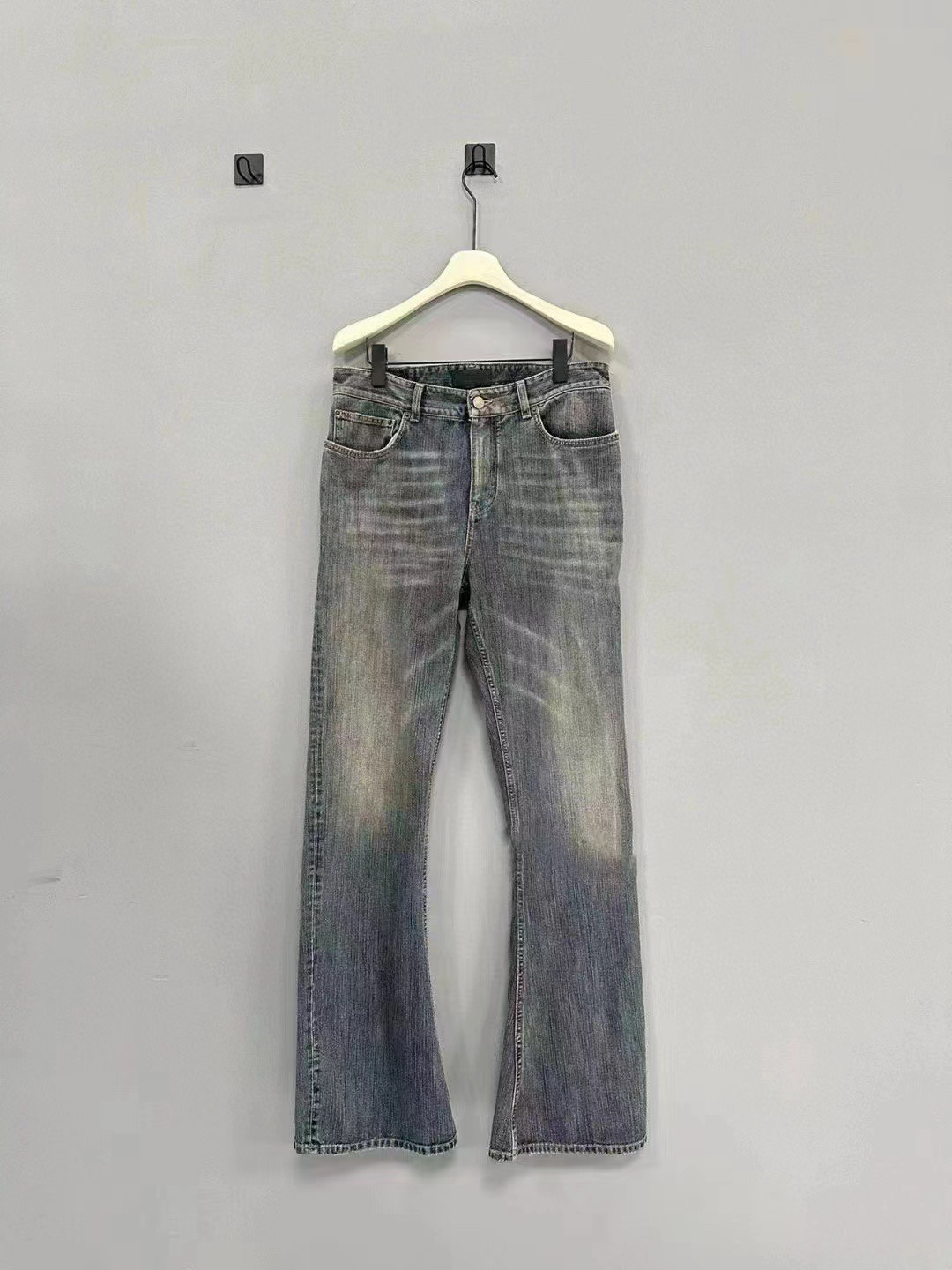 thumbnail for Perfume Bamboo water-washed, distressed bootcut jeans, bootcut cleanfit vintage scimitar jeans