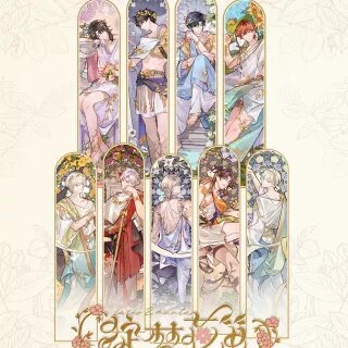预售# & 绽梦花笺 徽章色纸立牌小卡收藏卡