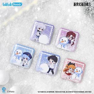 现货# 正版 EVA新世纪福音战士Falling in Winter系列 Q版徽章谷