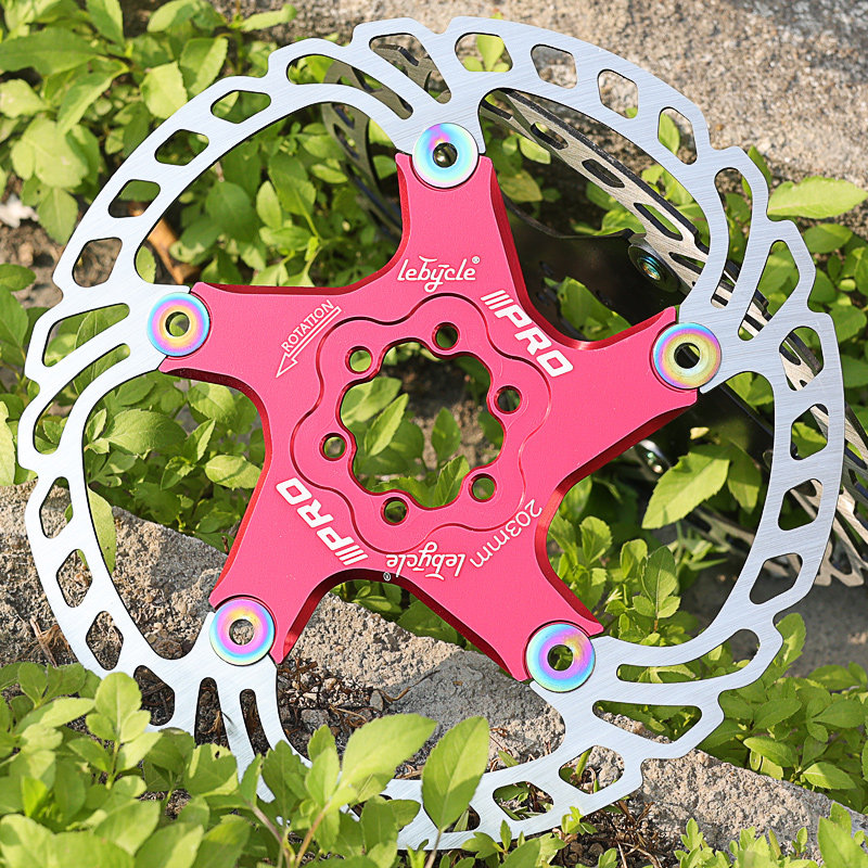 极速台产超轻浮动碟片山地公路自行车160碟刹盘六钉1S40刹车片180