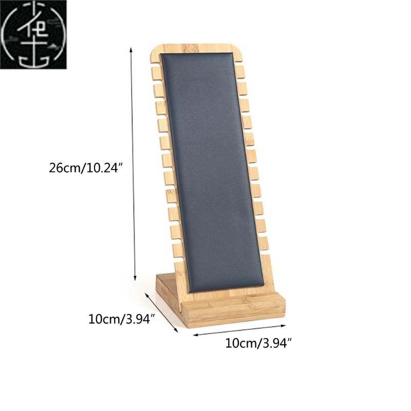 极速Bamboo Jewelry Display Stand Necklace MDisplay Stand Woo