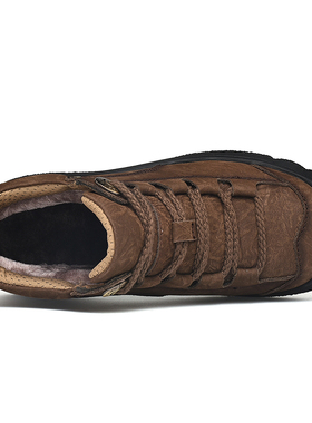 极速Luxurye Outdoor Men's Boots Genuine Leather Casual S