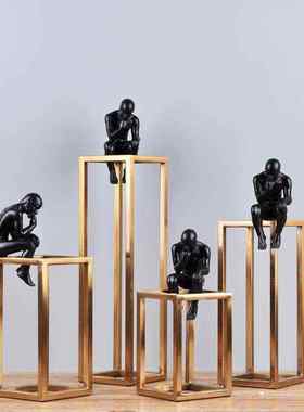 极速新家居创意工艺品现代简约y摆设样板房装饰品书房客厅欧式样